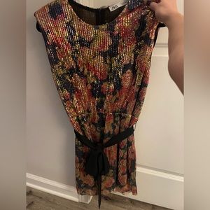 Zara multi color dress